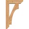 Ekena Millwork Westlake Slat Smooth Bracket w/ Offset Brace, Western Red Cedar, 5 1/2"W x 18"D x 30"H BKT0604X18X30WTL06SWR - alternate 3